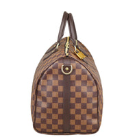 Louis Vuitton Speedy 35 Bandouliere Damier Ebene Side