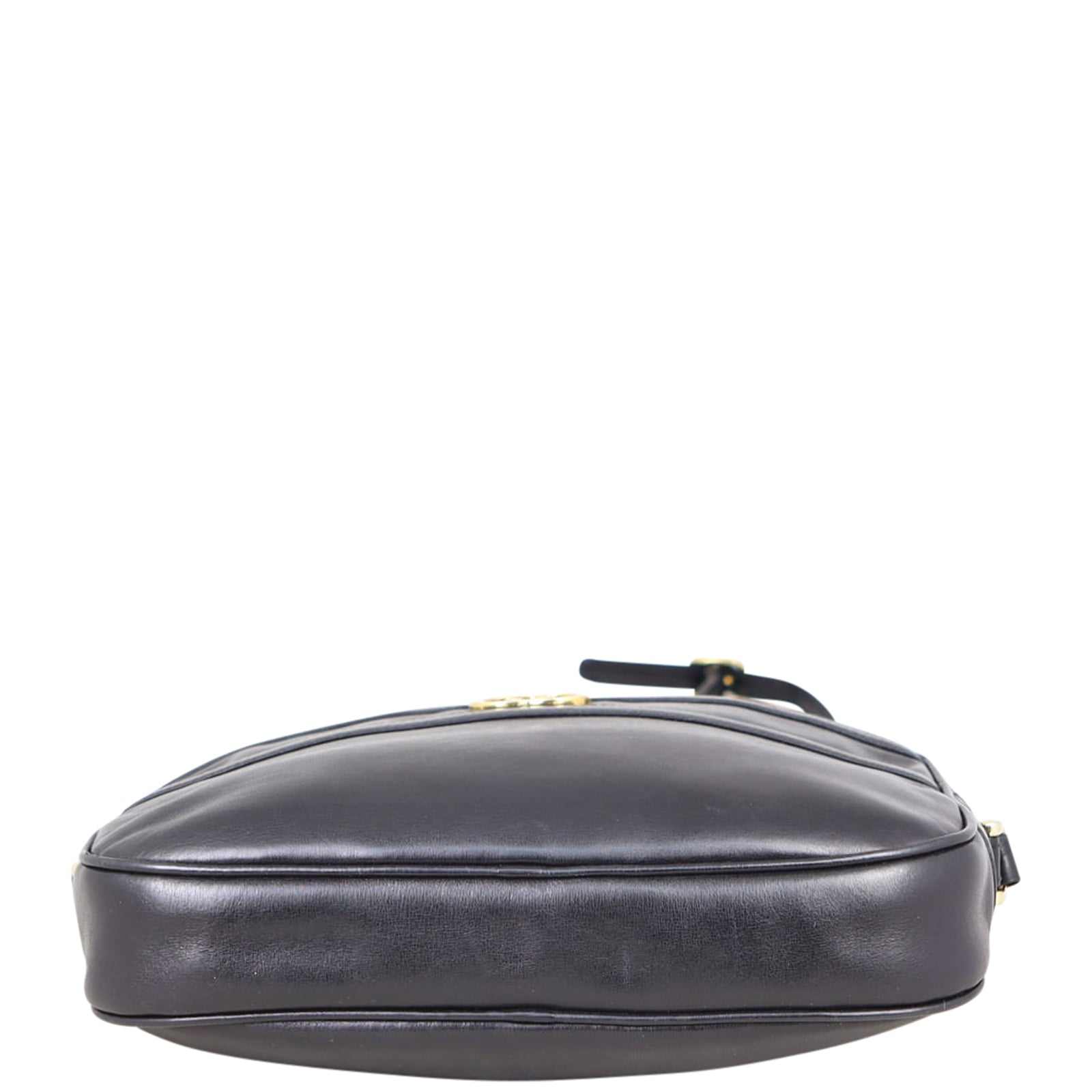 Gucci GG Vintage Leather Shoulder Bag Base