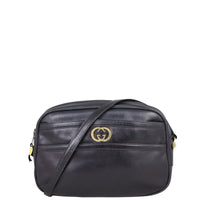 Gucci GG Vintage Leather Shoulder Bag Front