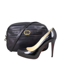 Gucci GG Vintage Leather Shoulder Bag Shoe