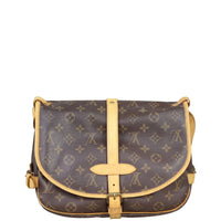 Louis Vuitton Saumur 30 Monogram Back