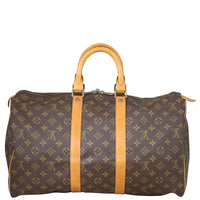 Louis Vuitton Keepall 45 Monogram Back