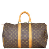 Louis Vuitton Keepall 45 Monogram Front