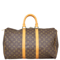 Louis Vuitton Keepall 45 Monogram Front