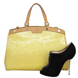 Louis Vuitton Brea MM Monogram Vernis Shoe