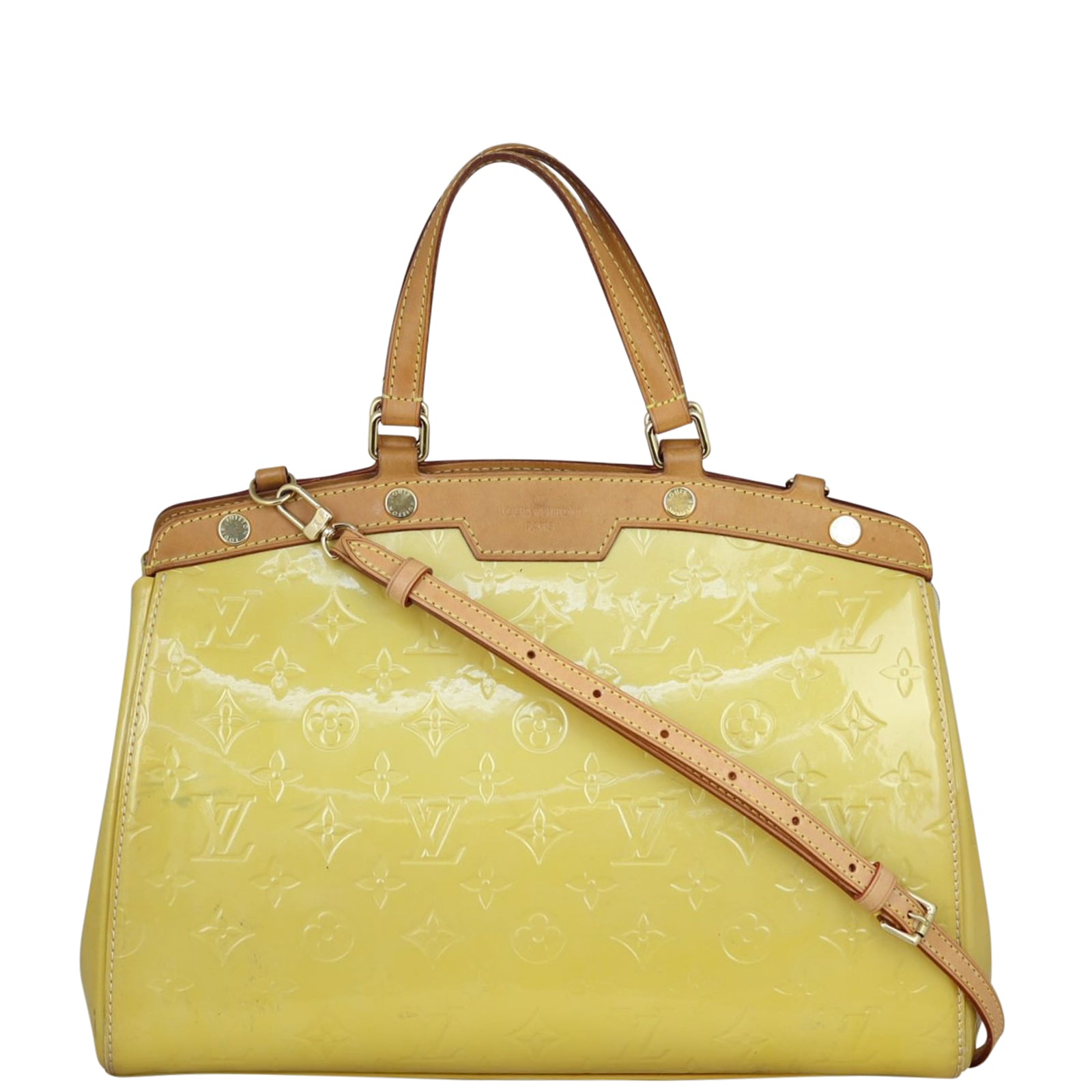 Louis Vuitton Brea MM Monogram Vernis Front