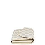 Louis Vuitton Sarah Wallet Damier Azur Side