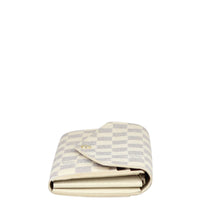 Louis Vuitton Sarah Wallet Damier Azur Side