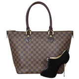 Louis Vuitton Saleya MM Damier Ebene Shoe