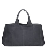 Prada Studded Canapa Tote Back