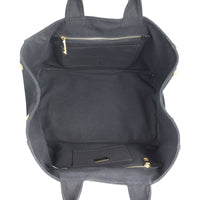 Prada Studded Canapa Tote Whole interior