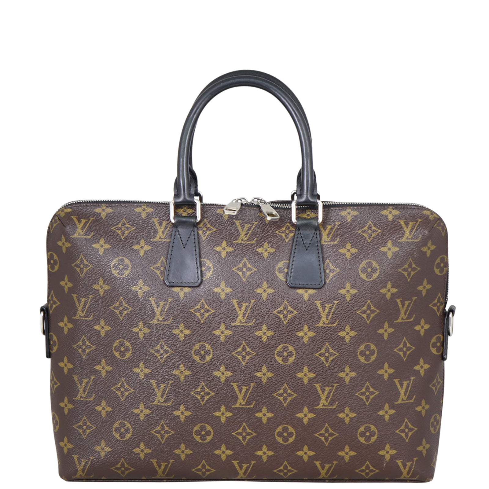Louis Vuitton Porte-Documents Jour Monogram Macassar Front