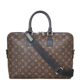 Louis Vuitton Porte-Documents Jour Monogram Macassar Front