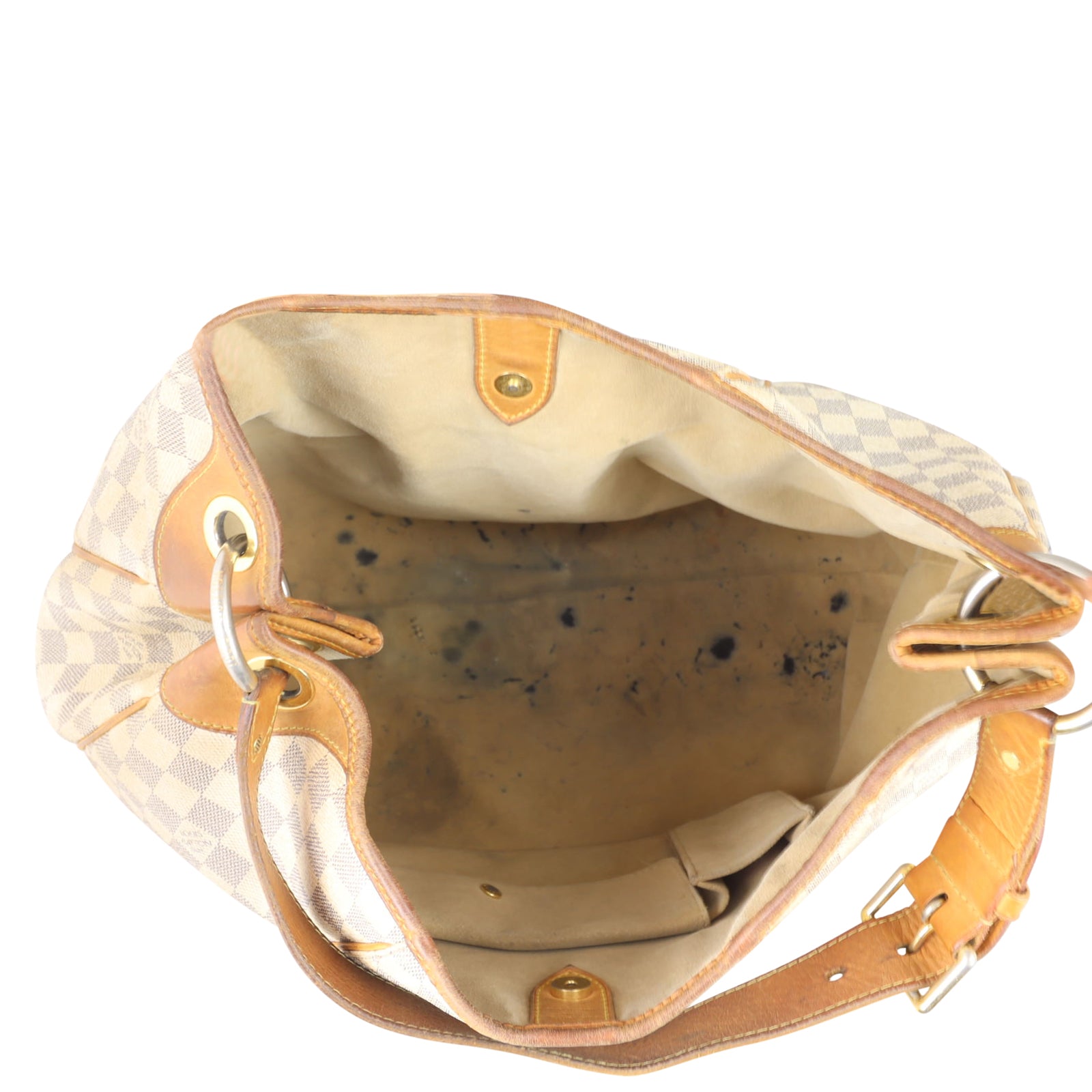 Louis Vuitton Galliera GM Damier Azur Whole interior