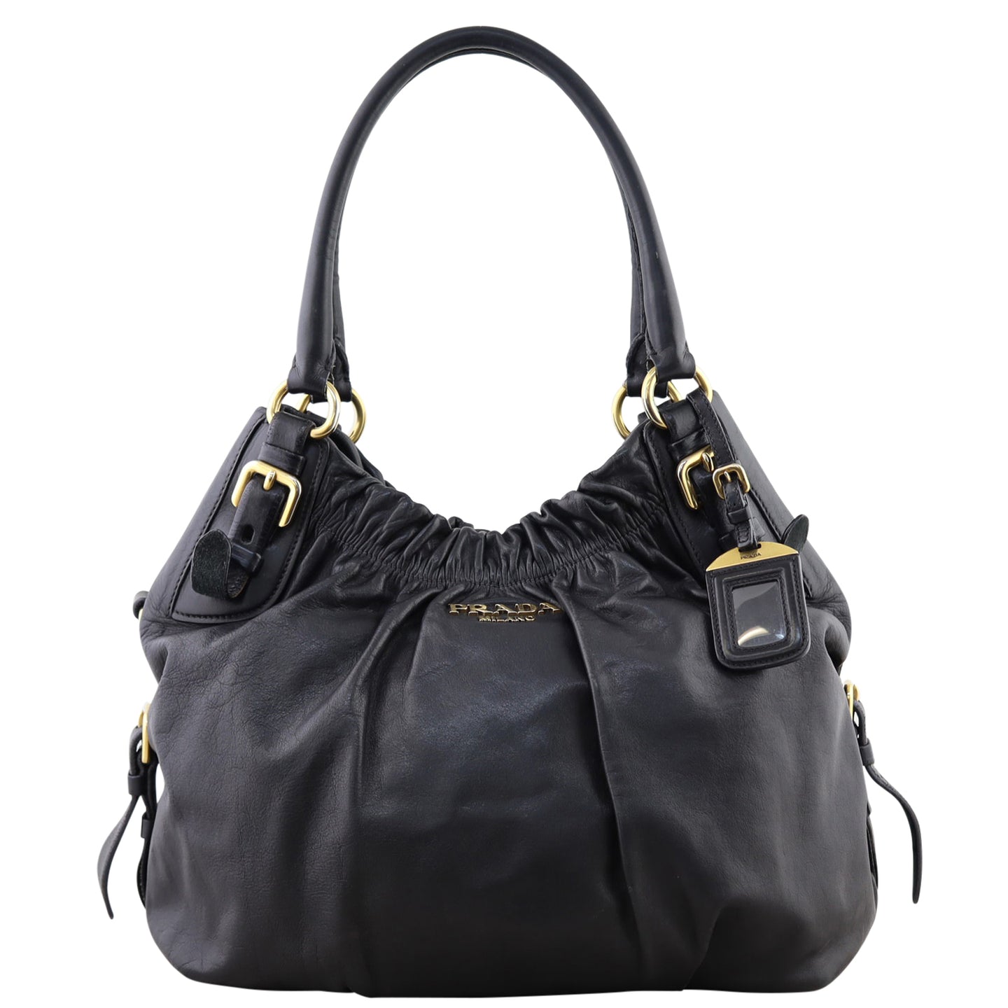 Prada Nappa Shoulder Bag Front