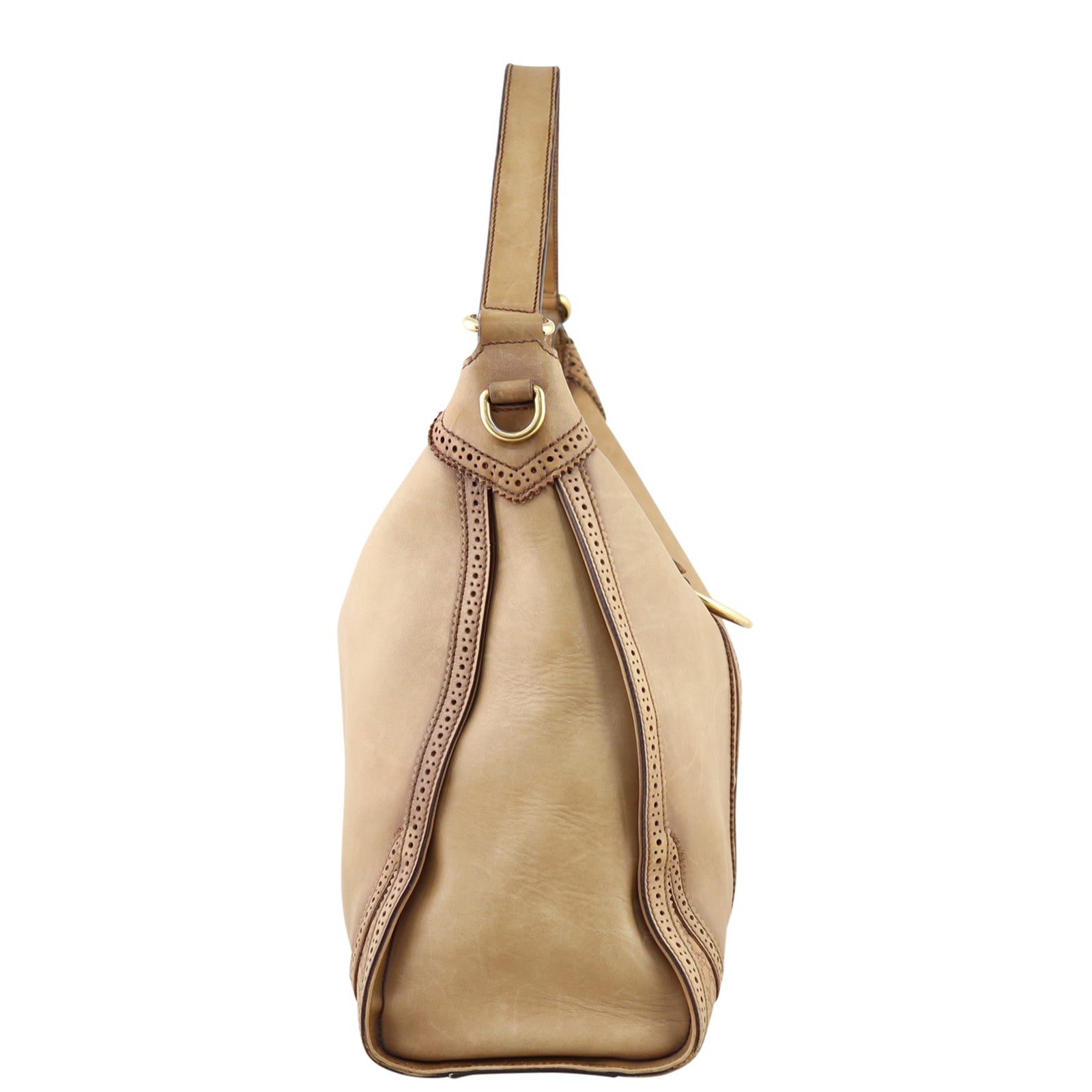 Gucci Duilio Brogue Hobo Side