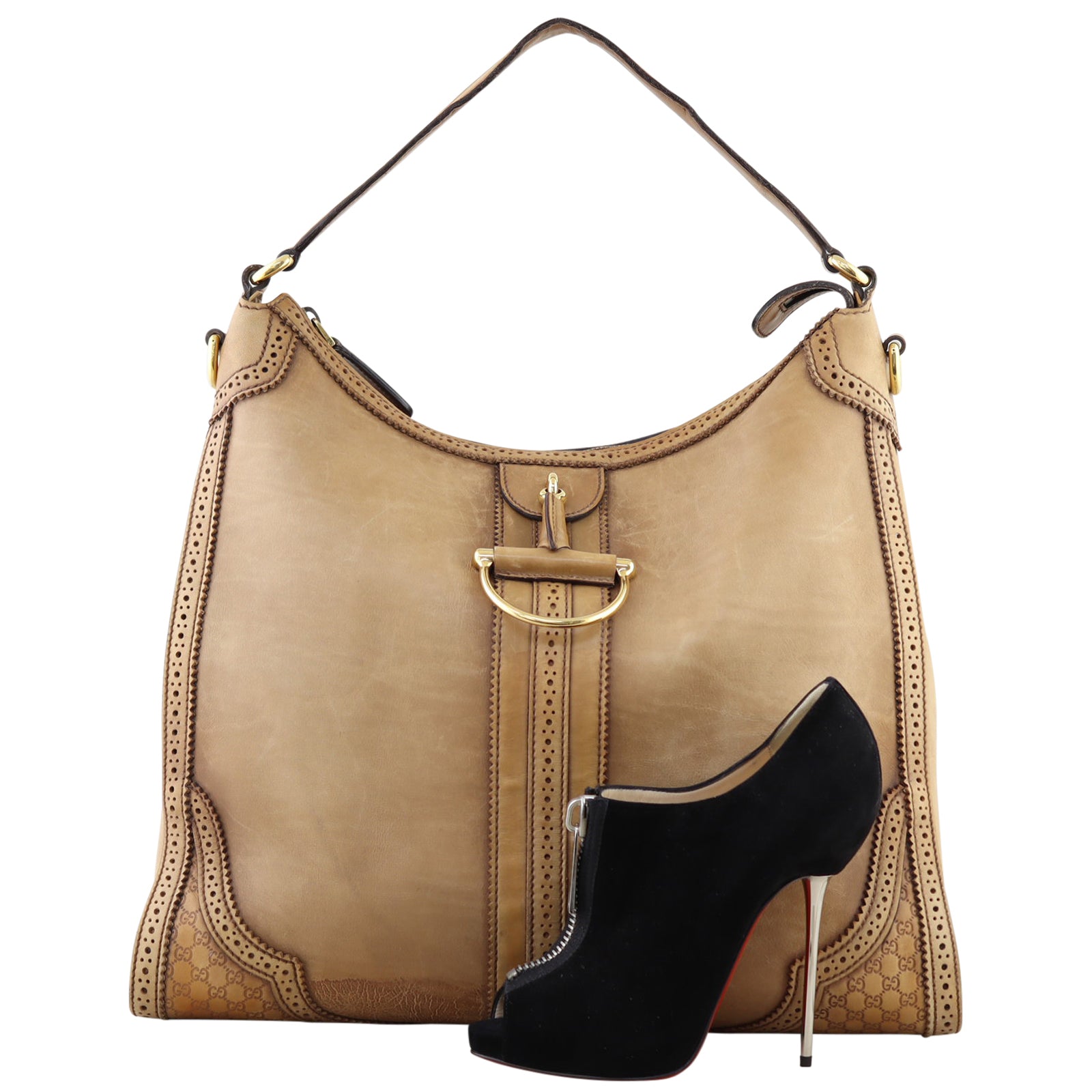 Gucci Duilio Brogue Hobo Shoe