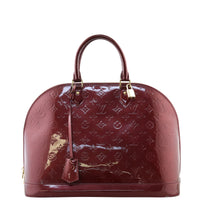 Louis Vuitton Alma GM Monogram Vernis Front