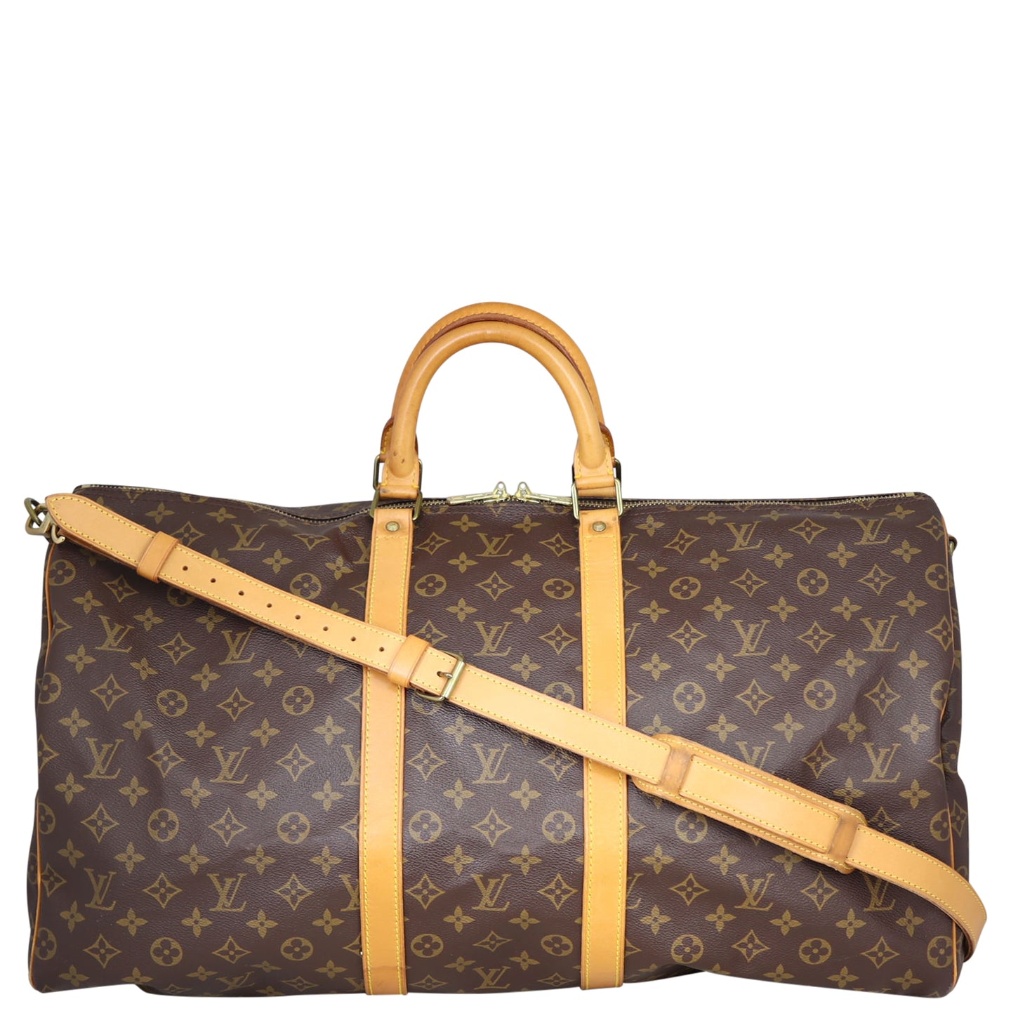 Louis Vuitton Keepall 55 Bandouliere Monogram Front