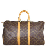 Louis Vuitton Keepall 45 Monogram Back