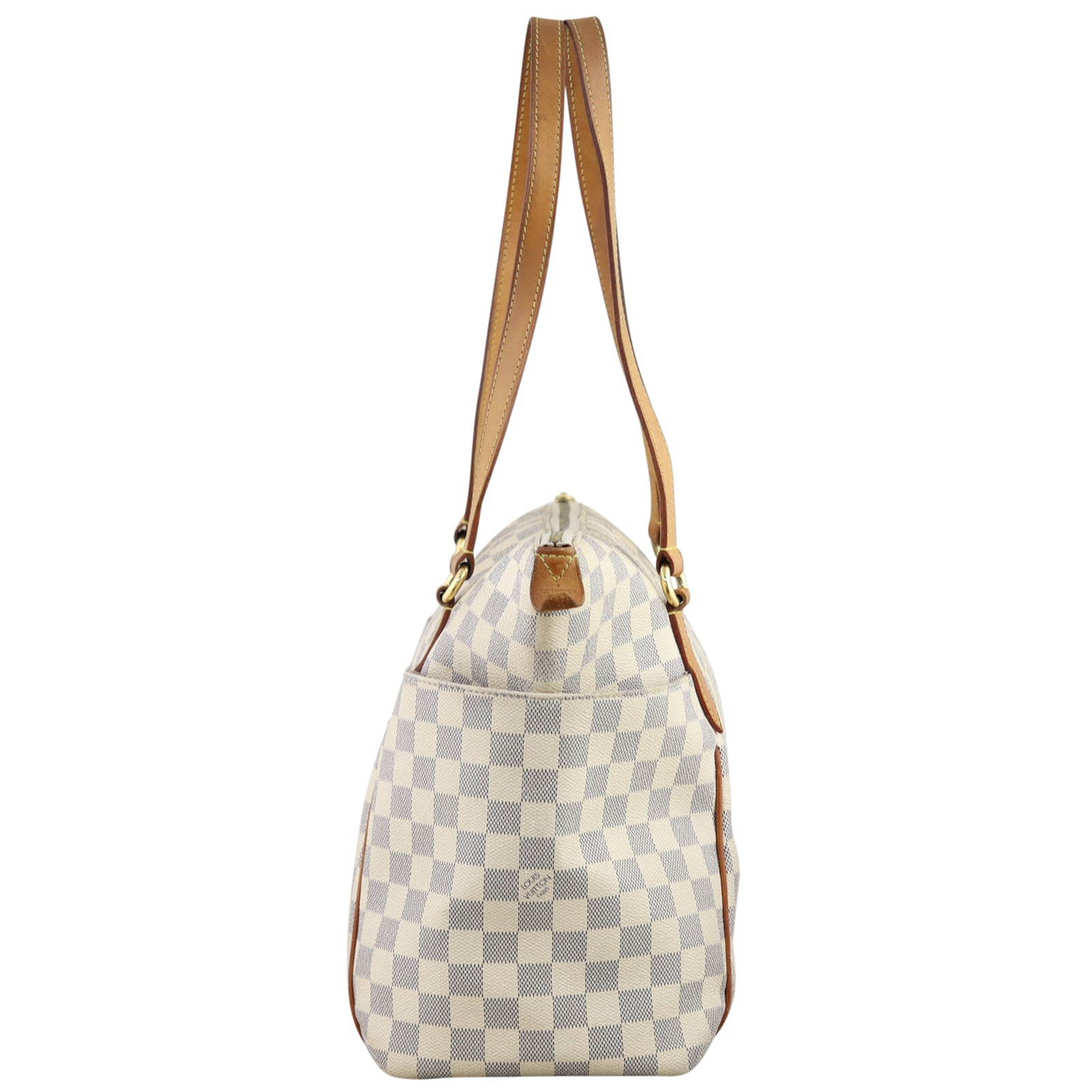 Louis Vuitton Totally MM Damier Azur Side