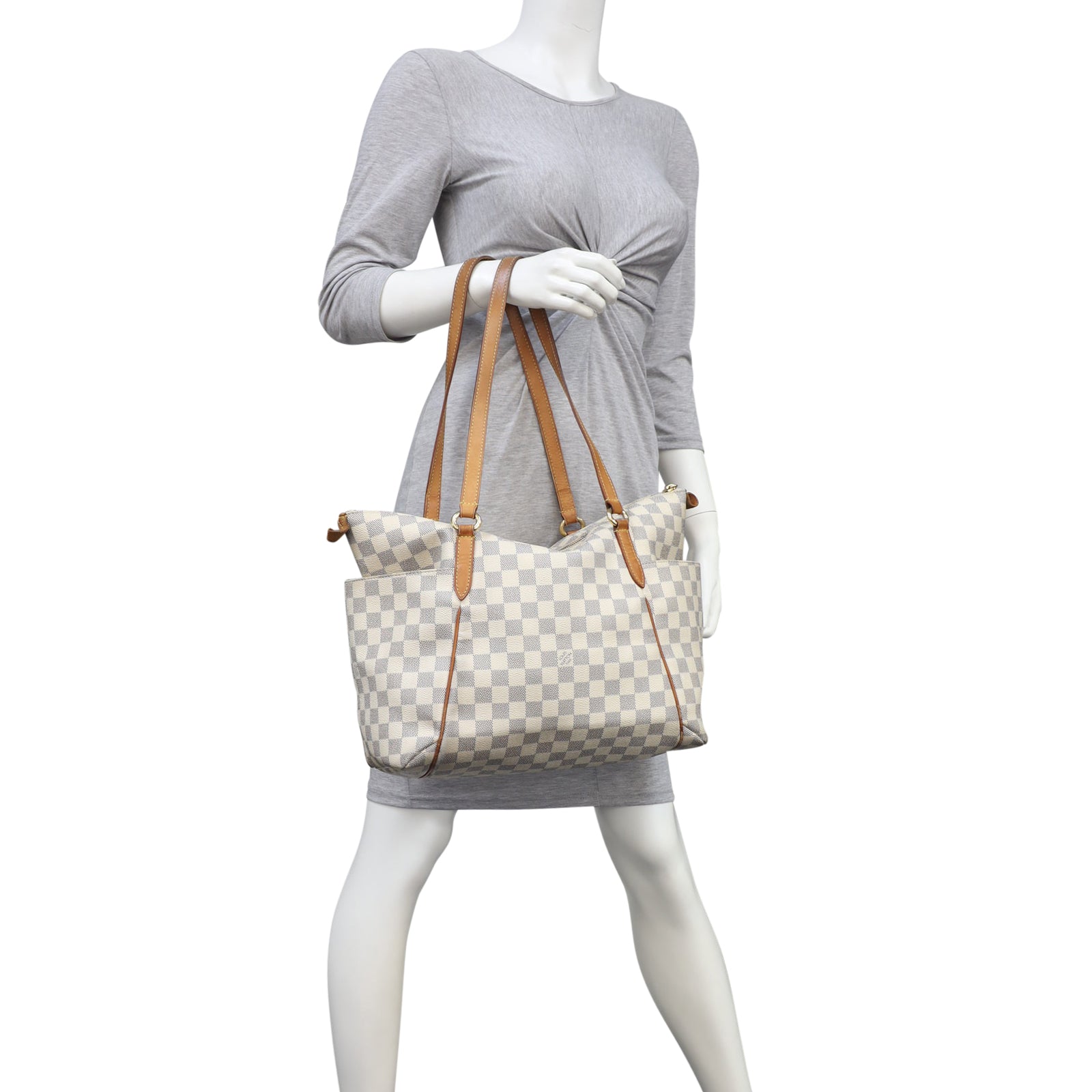 Louis Vuitton Totally MM Damier Azur Mannequin
