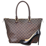 Louis Vuitton Saleya MM Damier Ebene Shoe