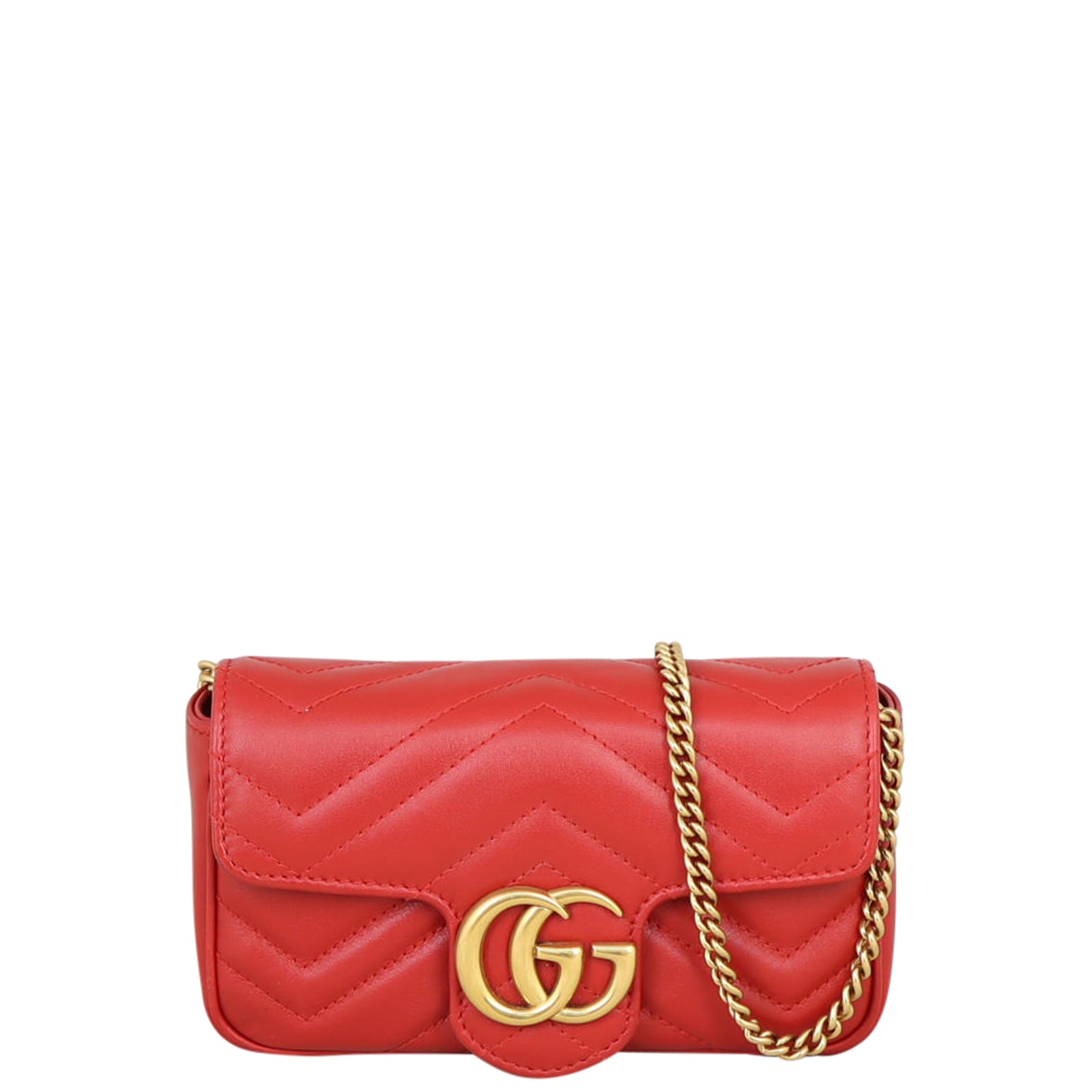 Gucci GG Marmont Super Mini Shoulder Bag Front
