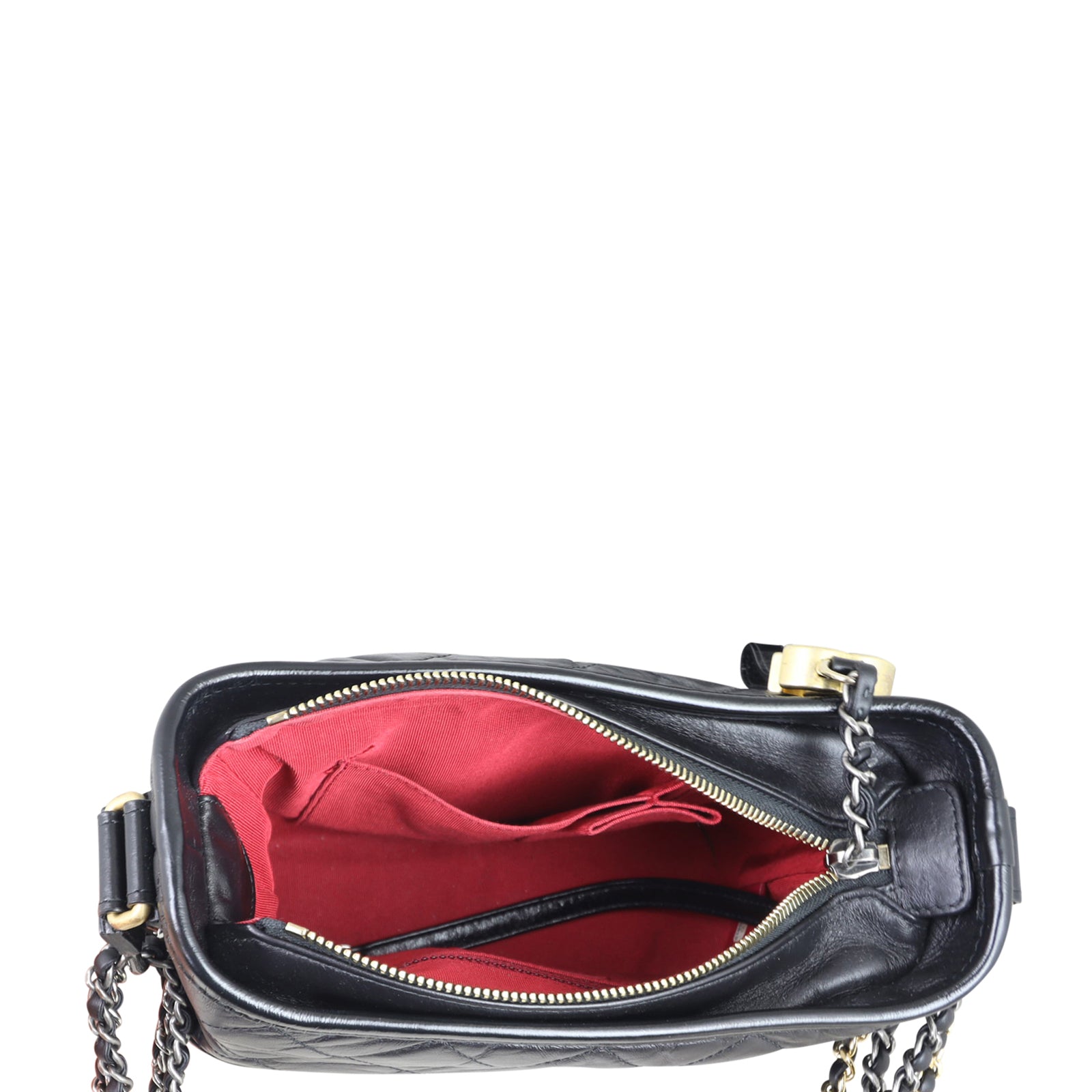 Chanel Gabrielle Quilted Hobo Small Whole interior