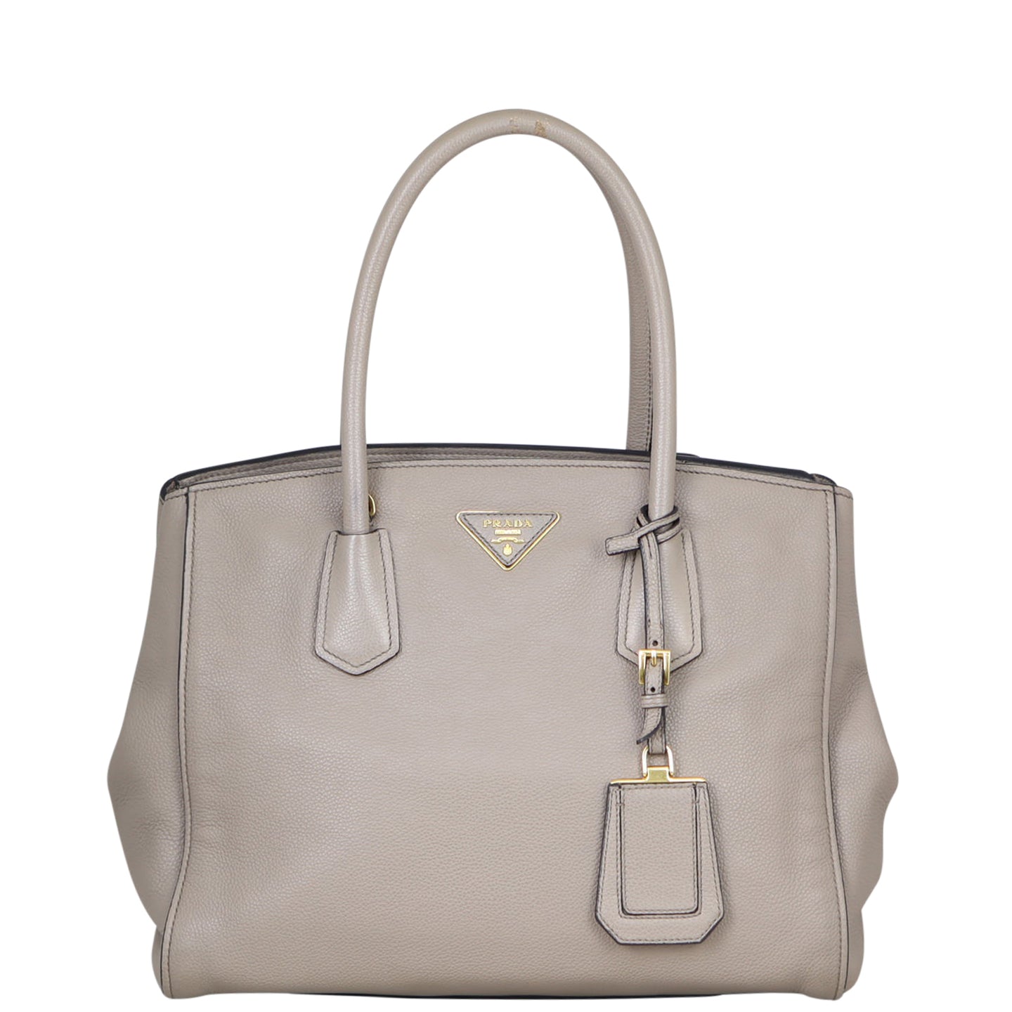 Prada Vitello Grain Shopping Tote Front