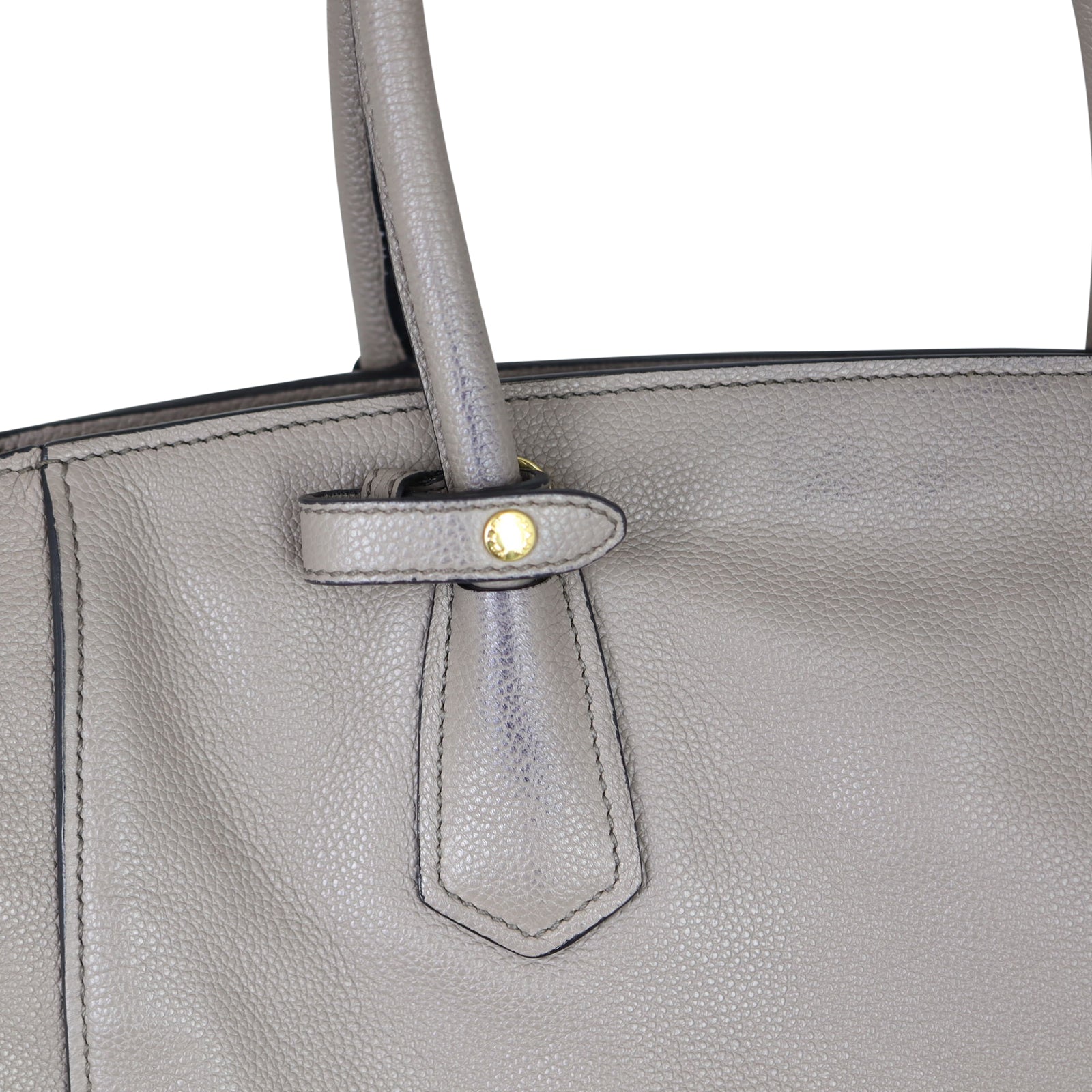 Prada Vitello Grain Shopping Tote Corner