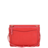 Gucci Animalier Web Leather Flap Clutch Back