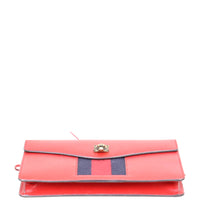 Gucci Animalier Web Leather Flap Clutch Base