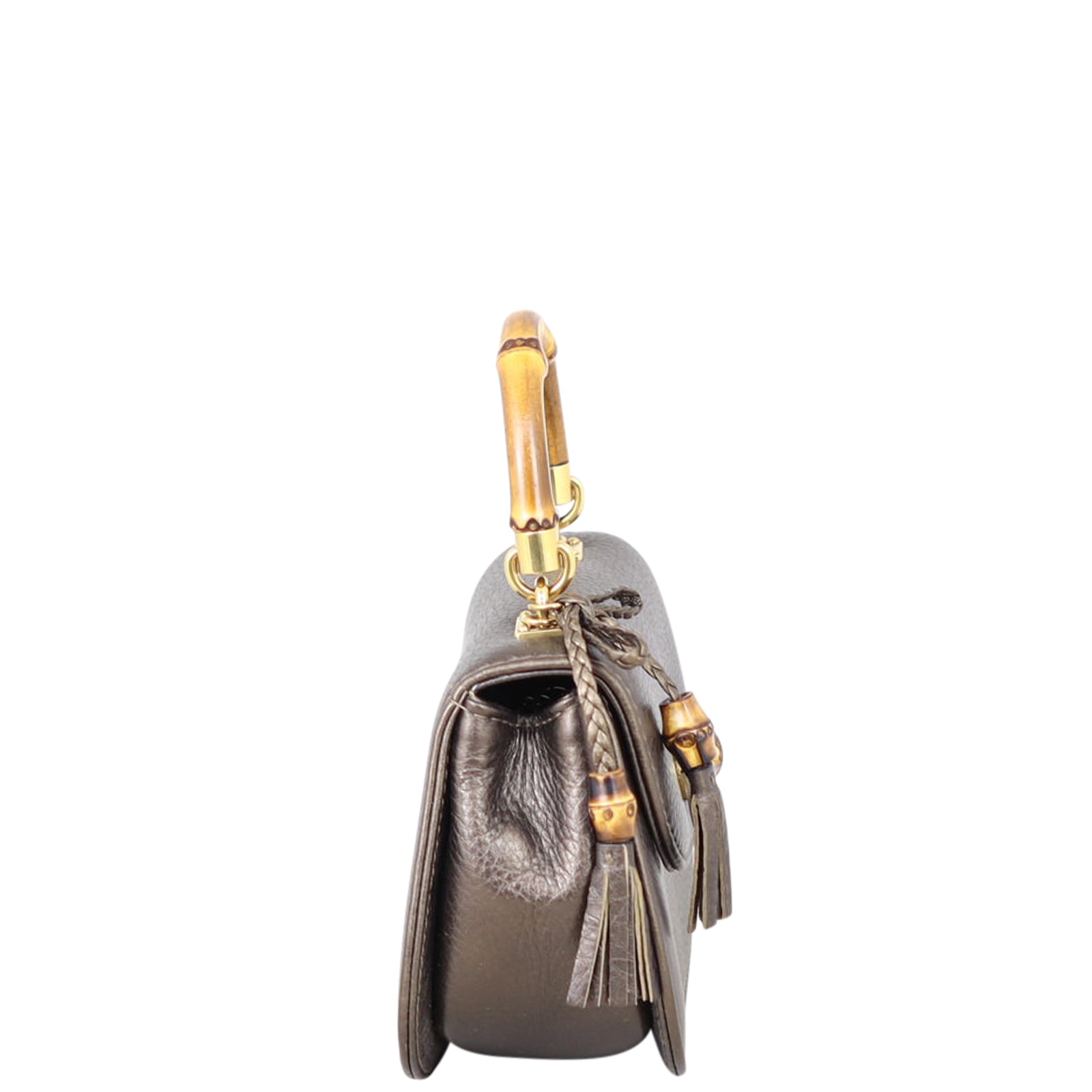 Gucci Mini Bamboo Chain Crossbody Side