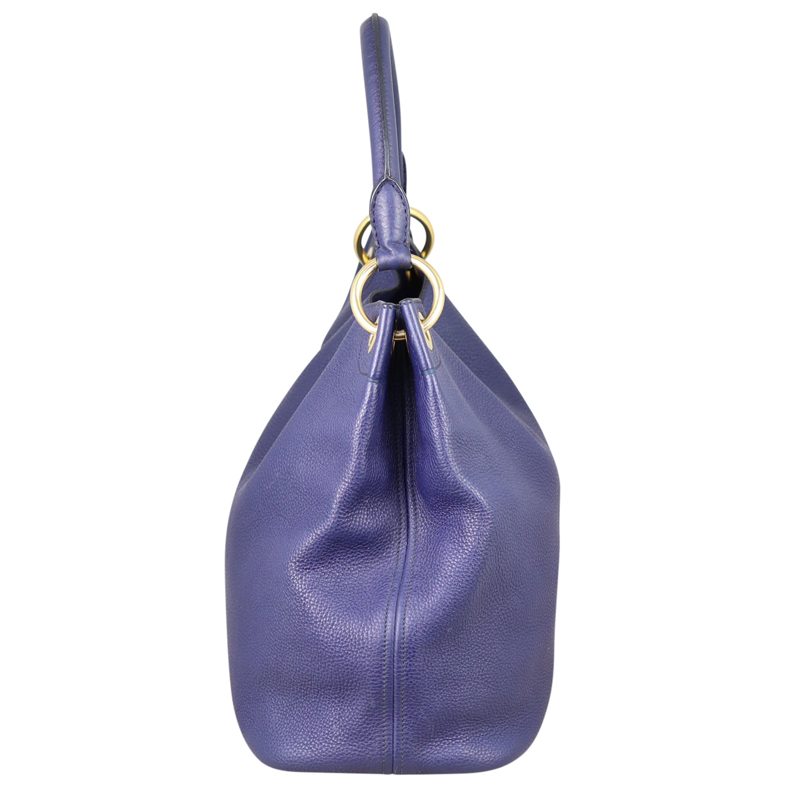 Prada Vitello Daino Hobo Side