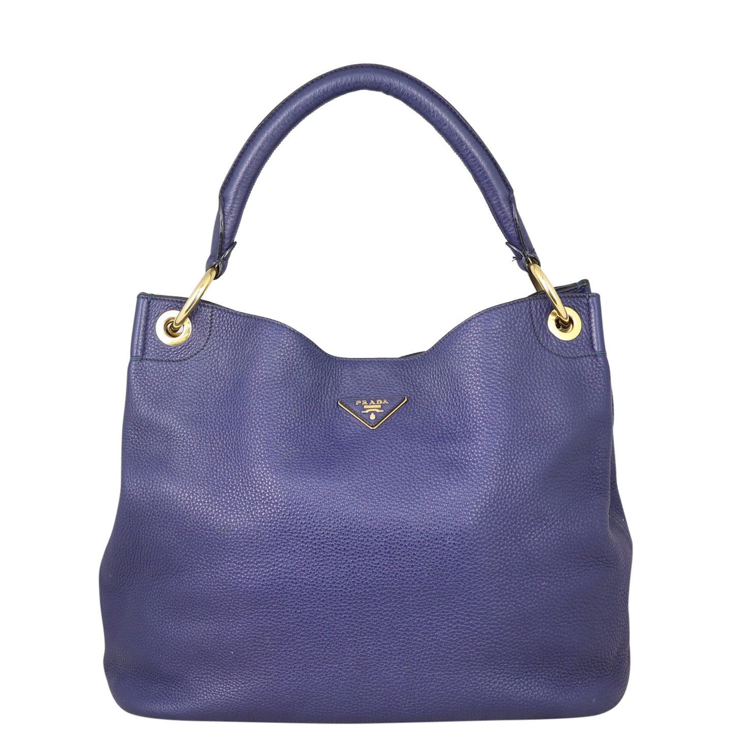 Prada Vitello Daino Hobo Front