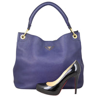 Prada Vitello Daino Hobo Shoe