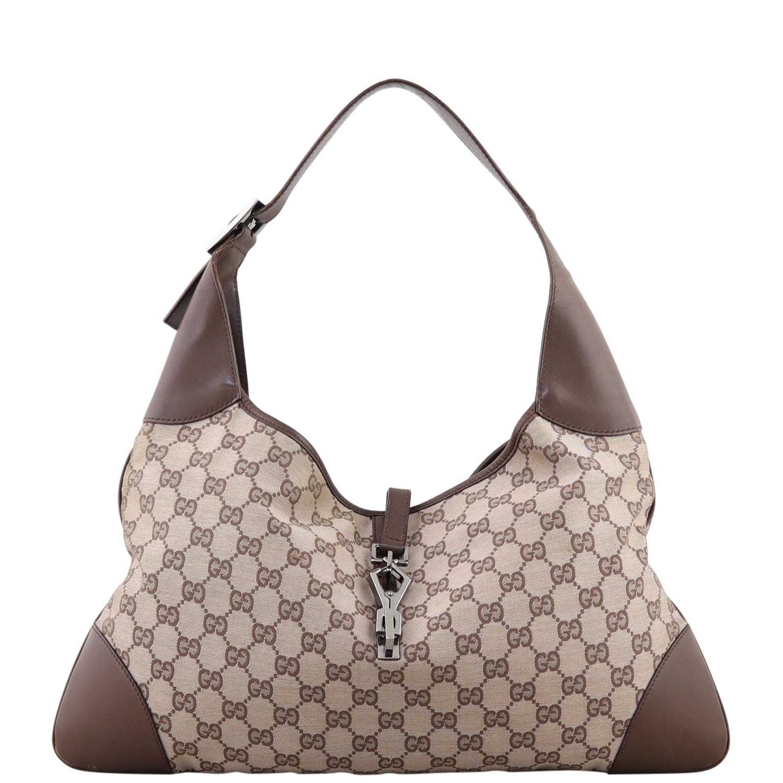 Gucci GG Canvas Jackie O Hobo Front