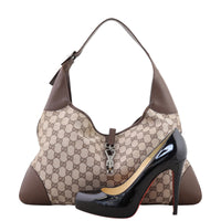 Gucci GG Canvas Jackie O Hobo Shoe