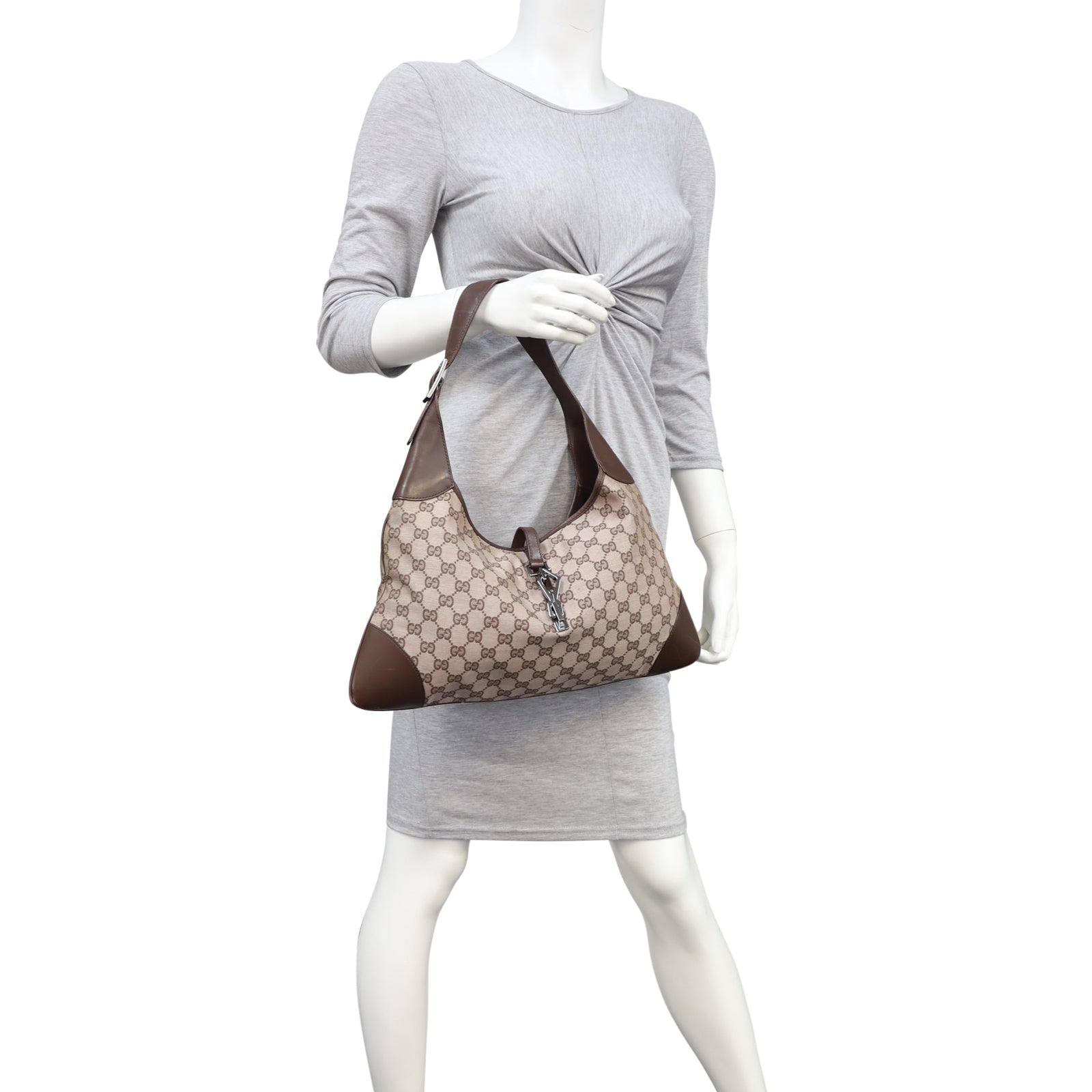 Gucci GG Canvas Jackie O Hobo Mannequin