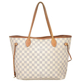 Louis Vuitton Neverfull MM Damier Azur Front