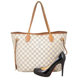 Louis Vuitton Neverfull MM Damier Azur Shoe