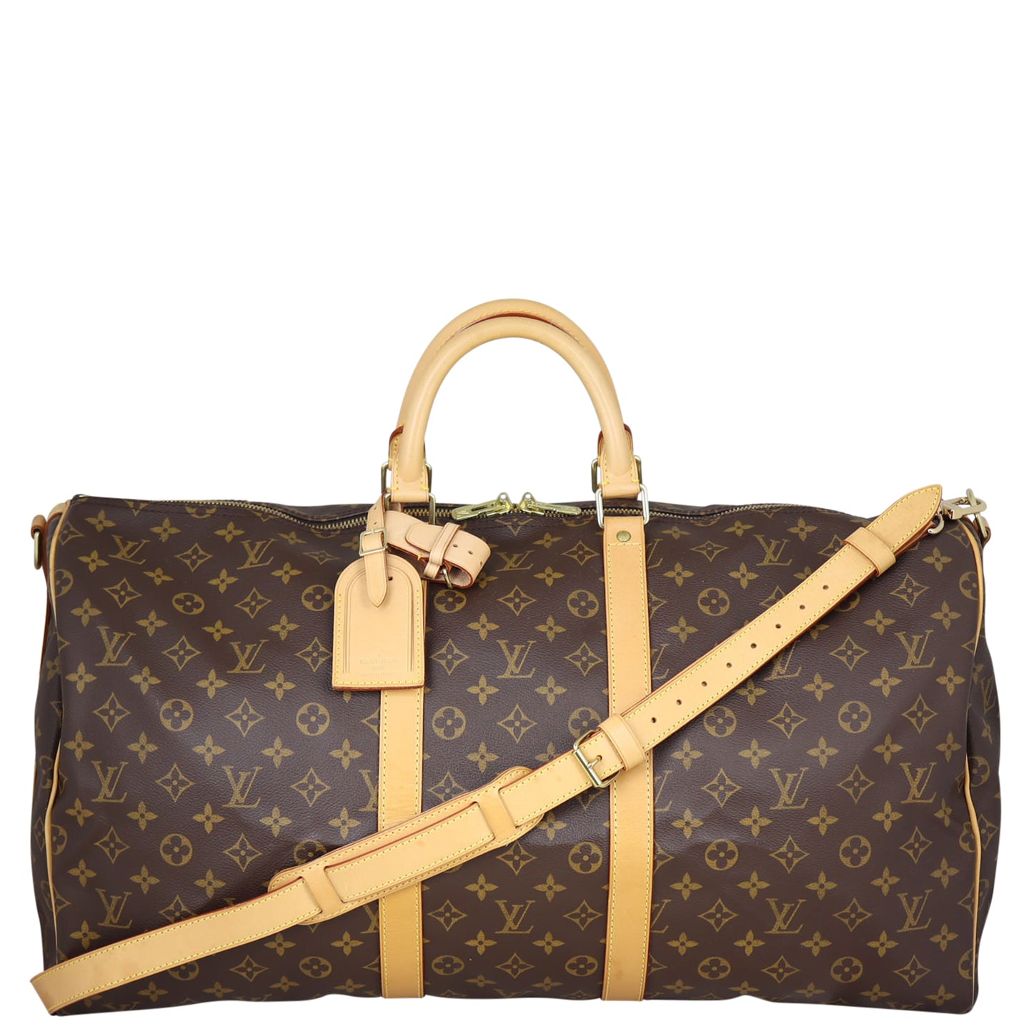 Louis Vuitton Keepall 55 Bandouliere Monogram Front