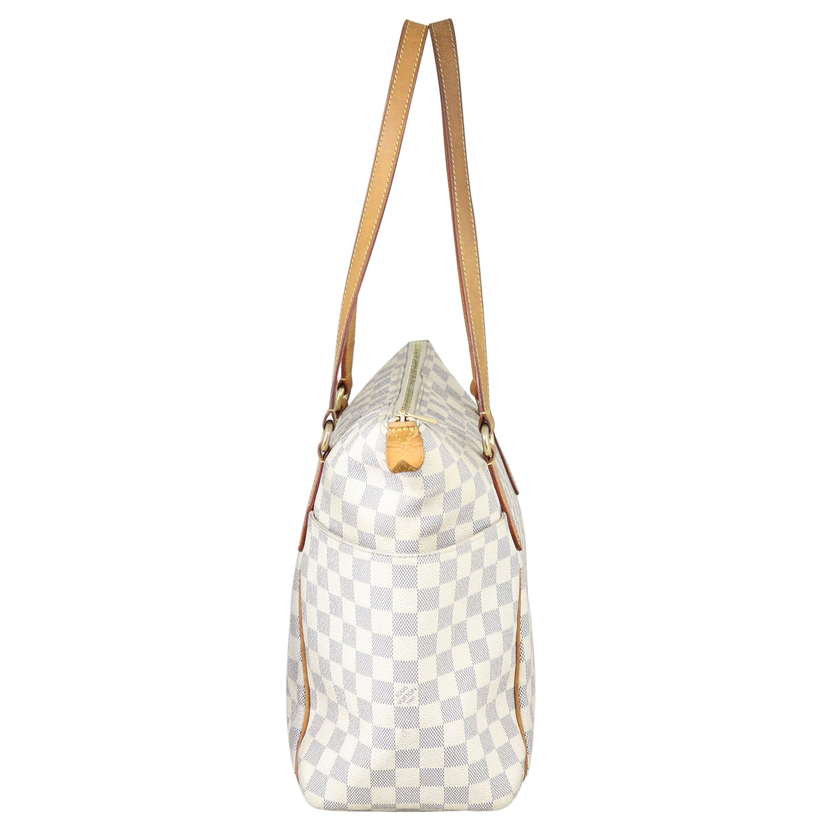 Louis Vuitton Totally MM Damier Azur Side