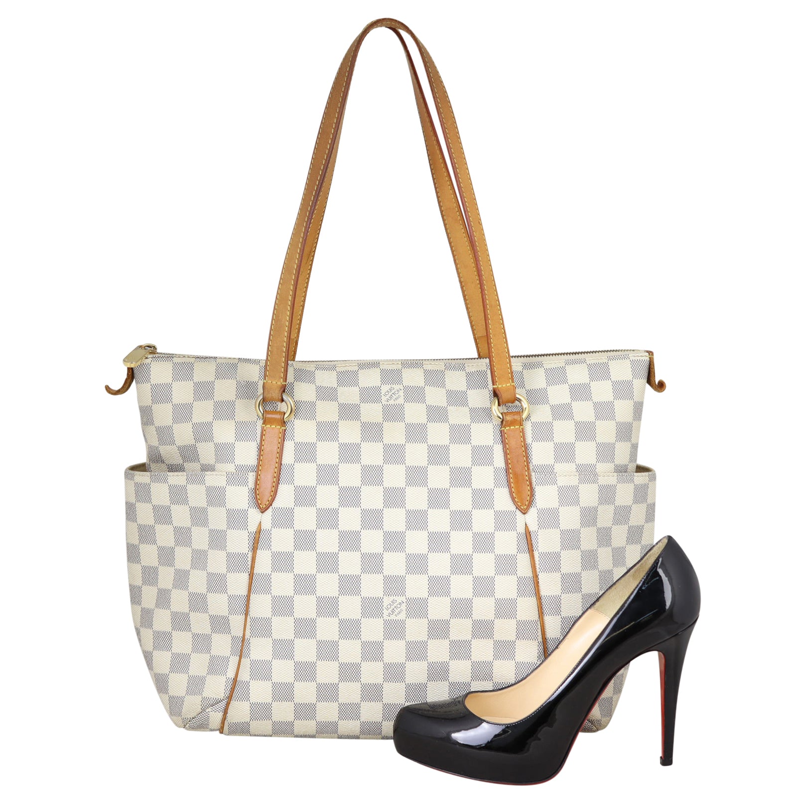 Louis Vuitton Totally MM Damier Azur Shoe