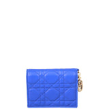 Dior Mini Lady Dior Cannage Wallet Back