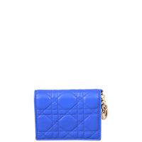 Dior Mini Lady Dior Cannage Wallet Back