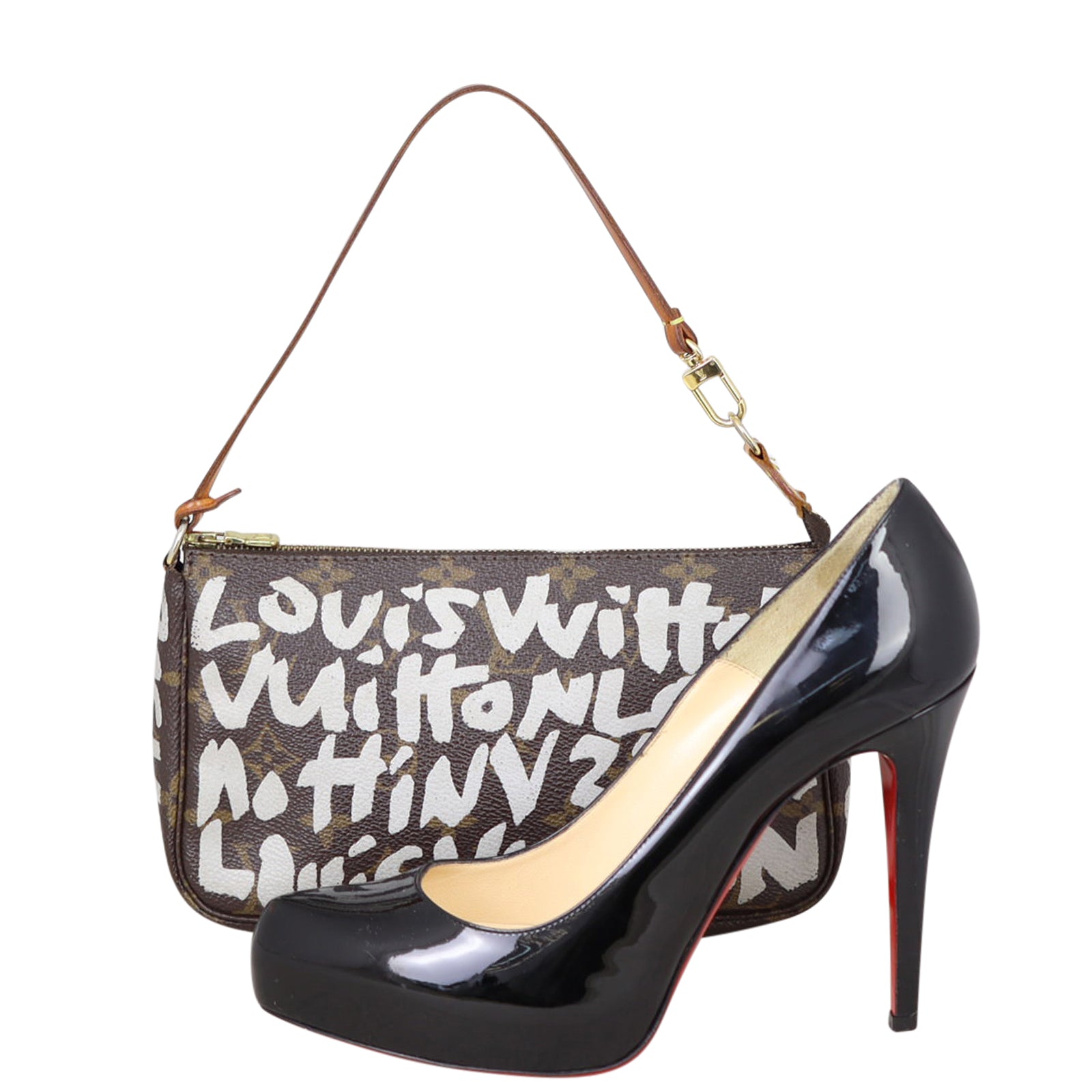 Louis Vuitton Pochette Accessories Stephen Sprouse Graffiti Shoe