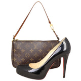 Louis Vuitton Pochette Accessories Monogram Shoe