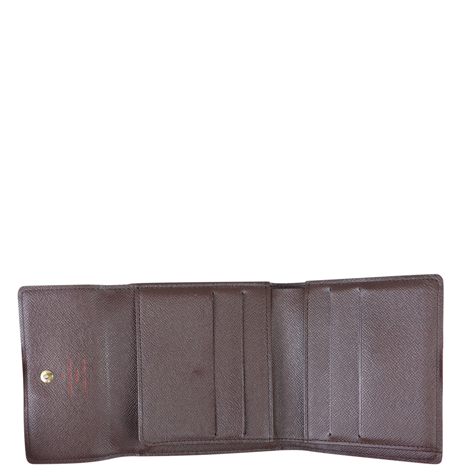 Louis Vuitton Elise Wallet Damier Ebene Whole interior